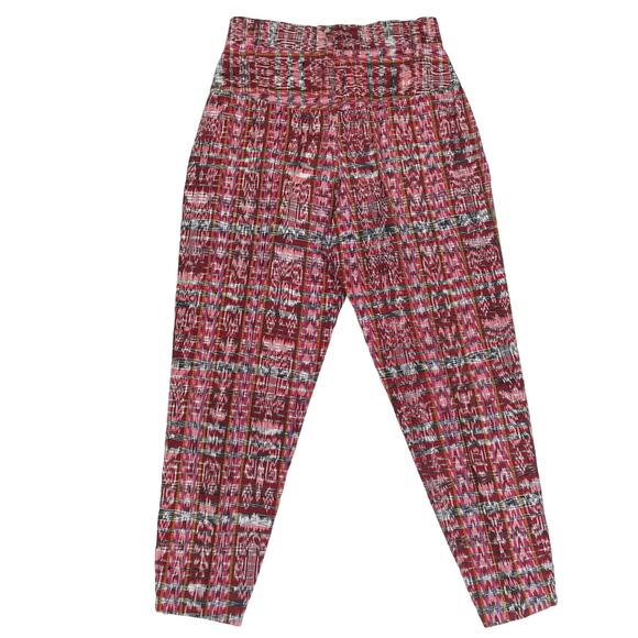 Guatemalan Hand Made Boho Hippy Harem Pants Cotton Women's Size S - Picture 1 of 7